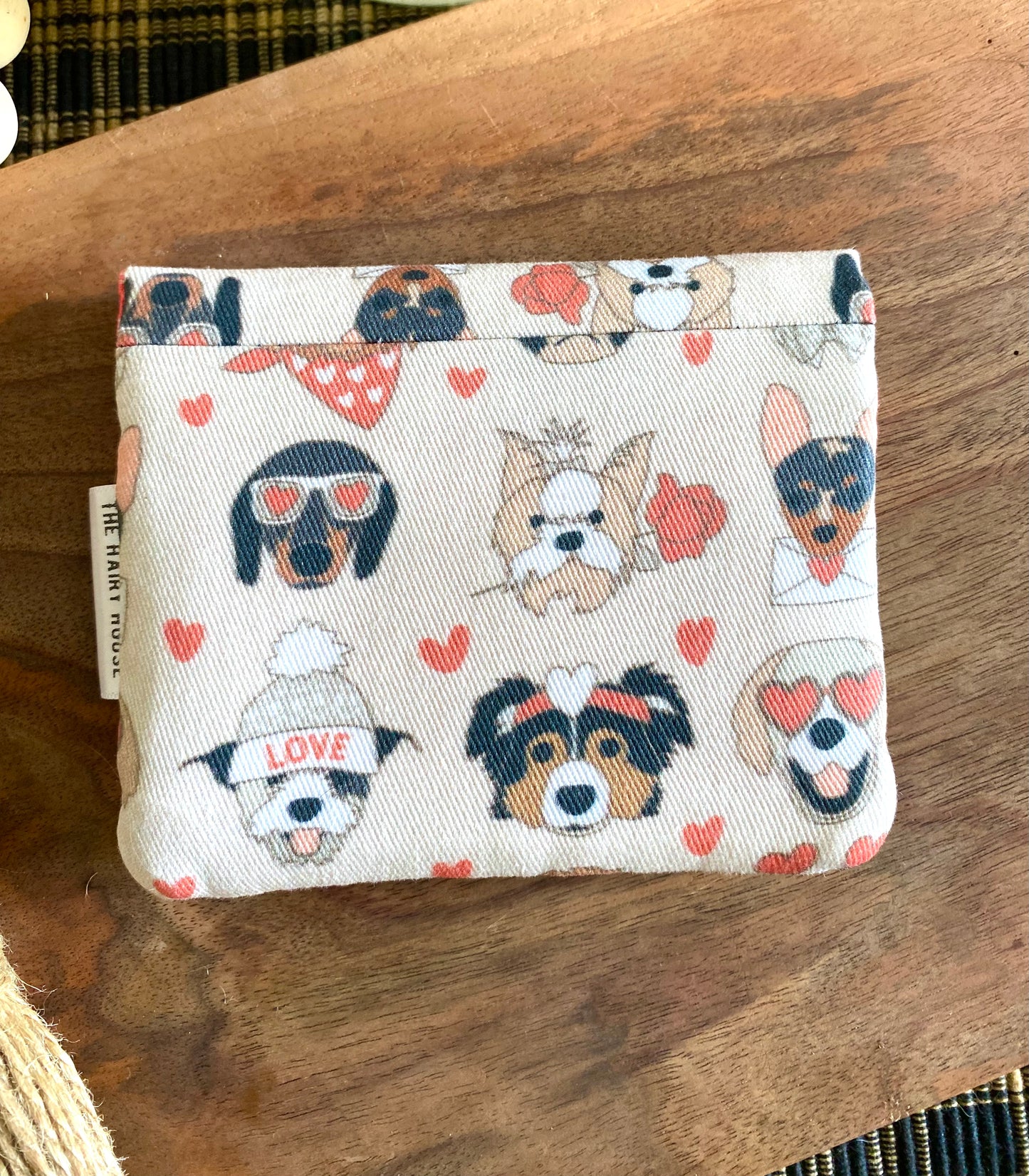 Mini Minimalist Wallet - Love Notes Canvas