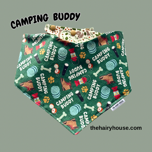 Bandana - CAMPING BUDDY- Dog Bandana (shop the Summer Sale at Pet Valu New Hamburg)