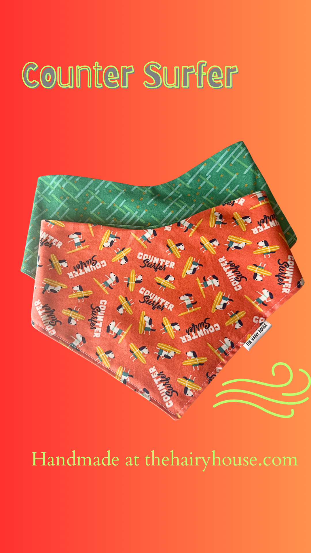 Bandana - COUNTER SURFER- Dog Bandana
