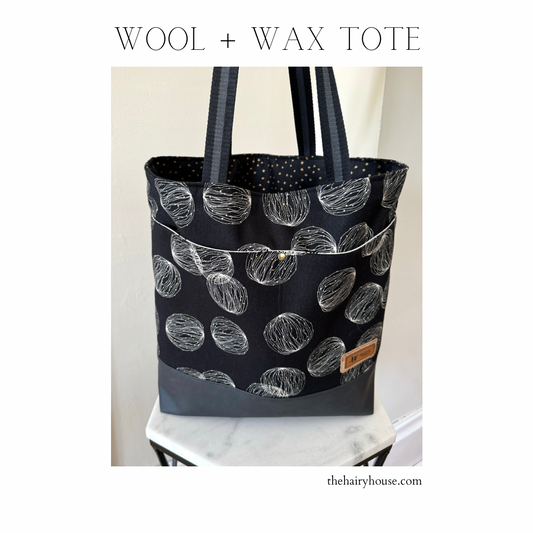 Wool and Wax Tote - Tumbleweed
