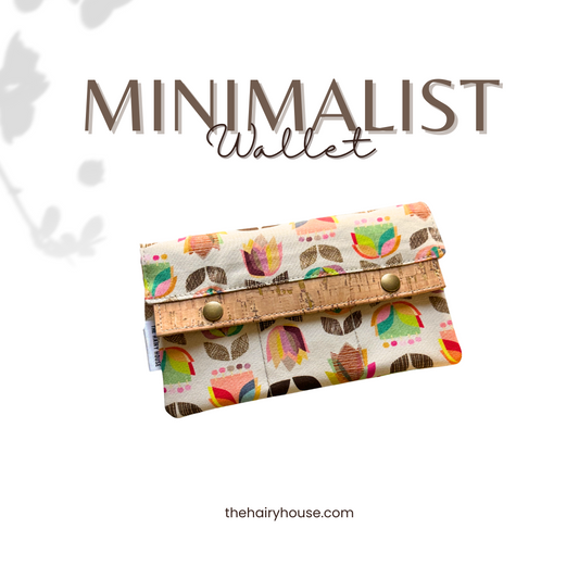 Minimalist Wallet - Tulip Waterproof Canvas