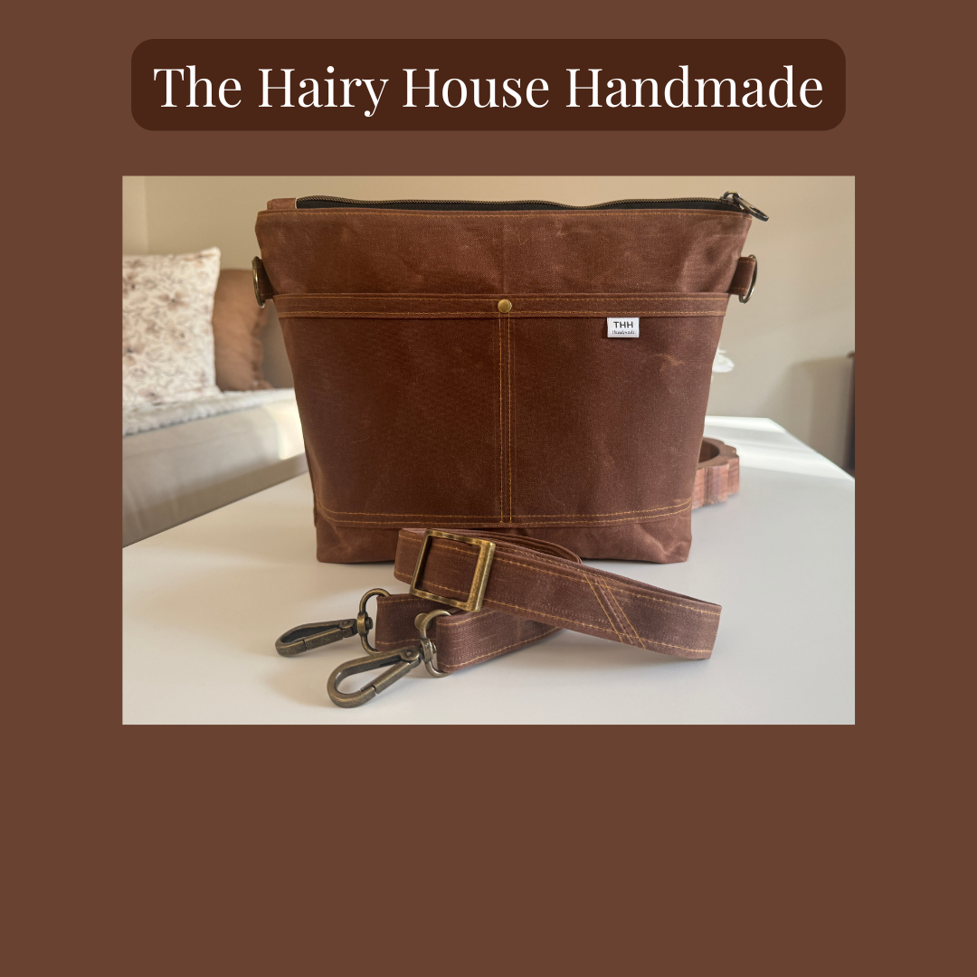 The Cambridge Bag - Waxed Canvas Exterior/ Cotton Interior