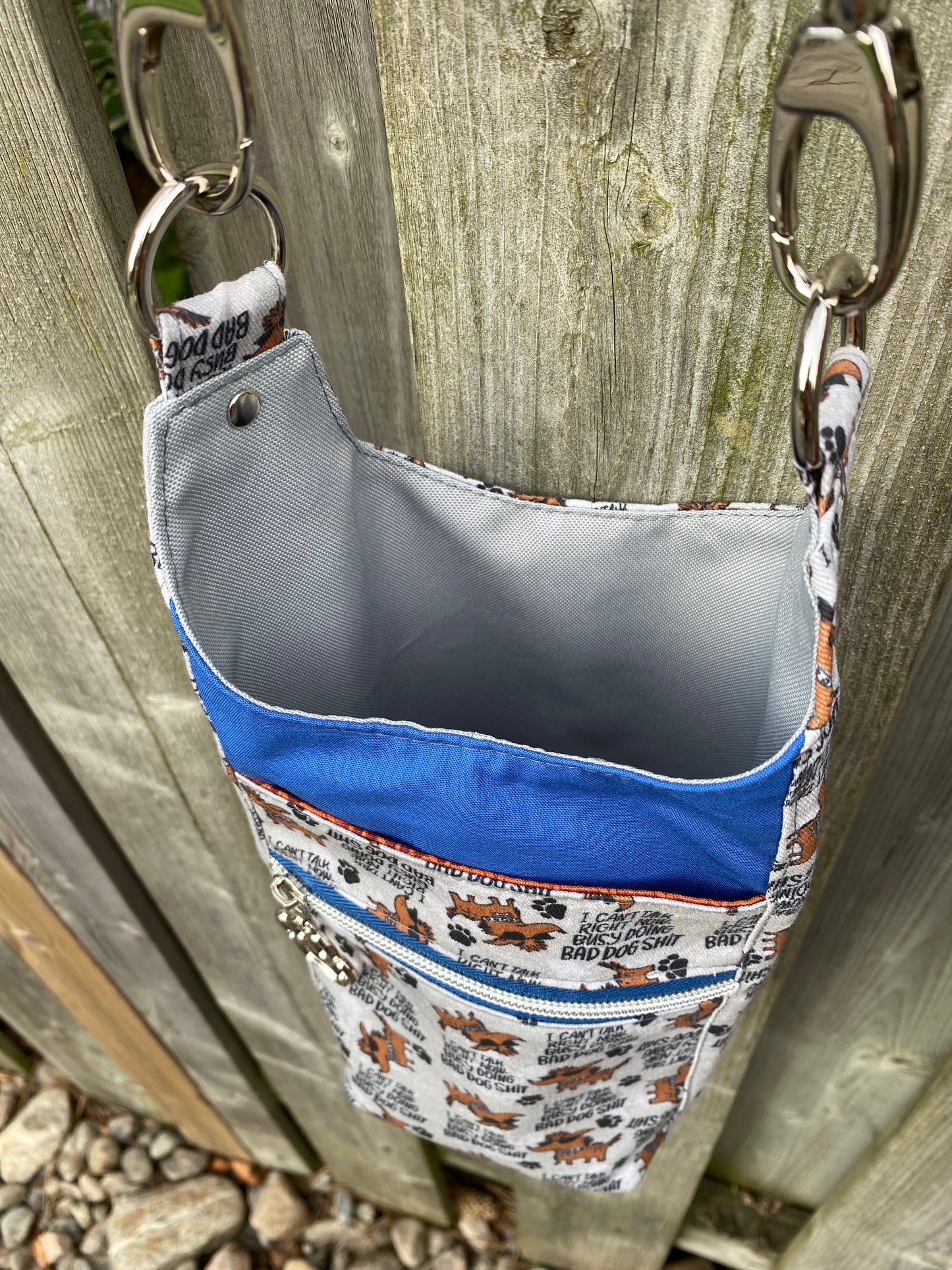 H2O 2 GO Sling Bag with Straight Zipper Pocket - Water Bottle Carrier